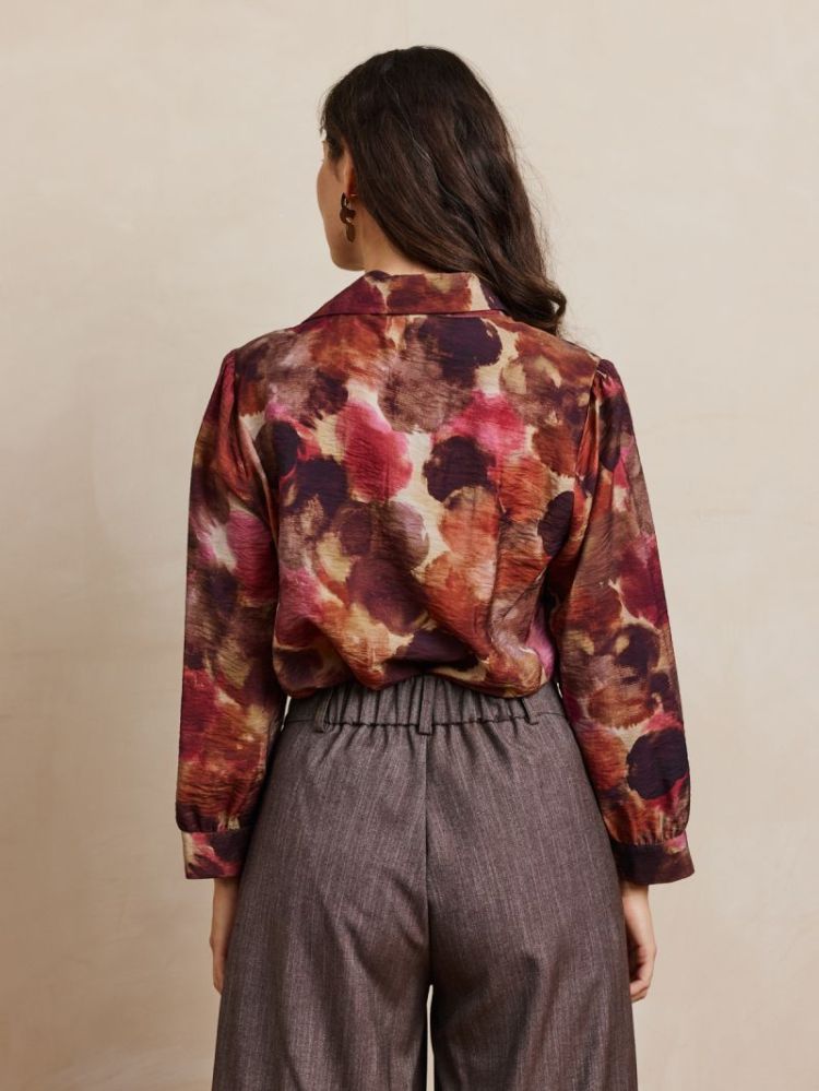 PRIMROSE BURGUNDY BROWN